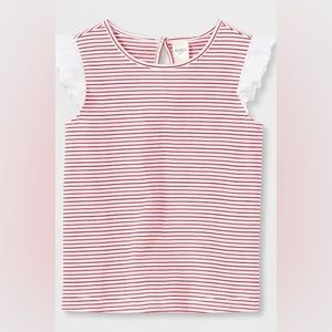 NWT Oshkosh‎ B'gosh Baby Girls' Sleeveless Striped Ruffle Tank Top